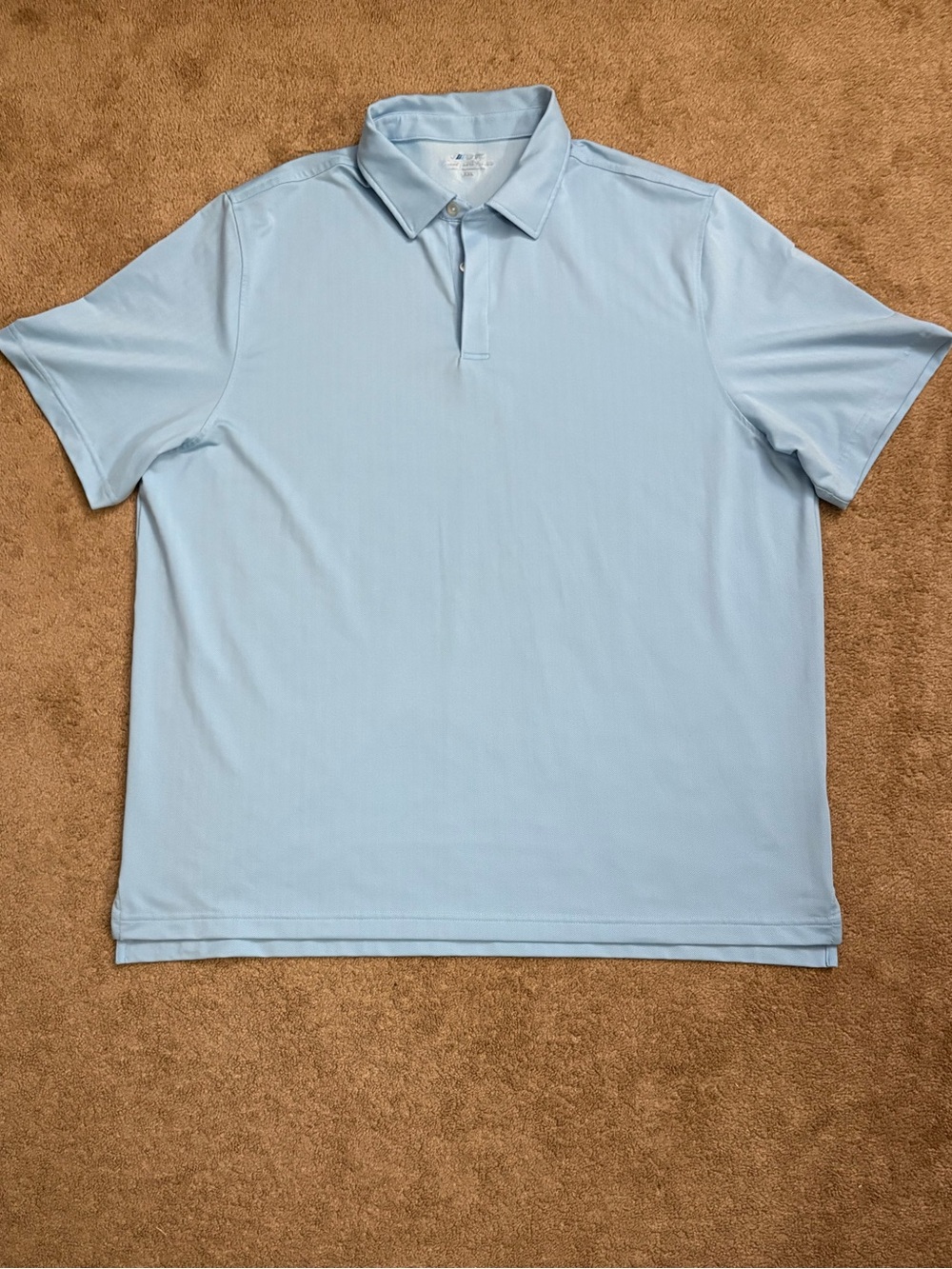 Vineyard Vines On The Go Polo Shirt OTG Mens XXL Big Blue Performance Tech Golf
